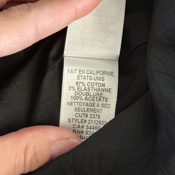 Trina Turk Strapless Black Textured Sheath Dress – Size 8 Made in USA - Picture 5 of 7